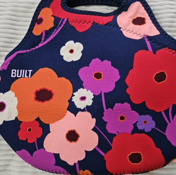 BUILT Gourmet Getaway Floral Women's Lunch Tote- Multicolor - Picture 3 of 7